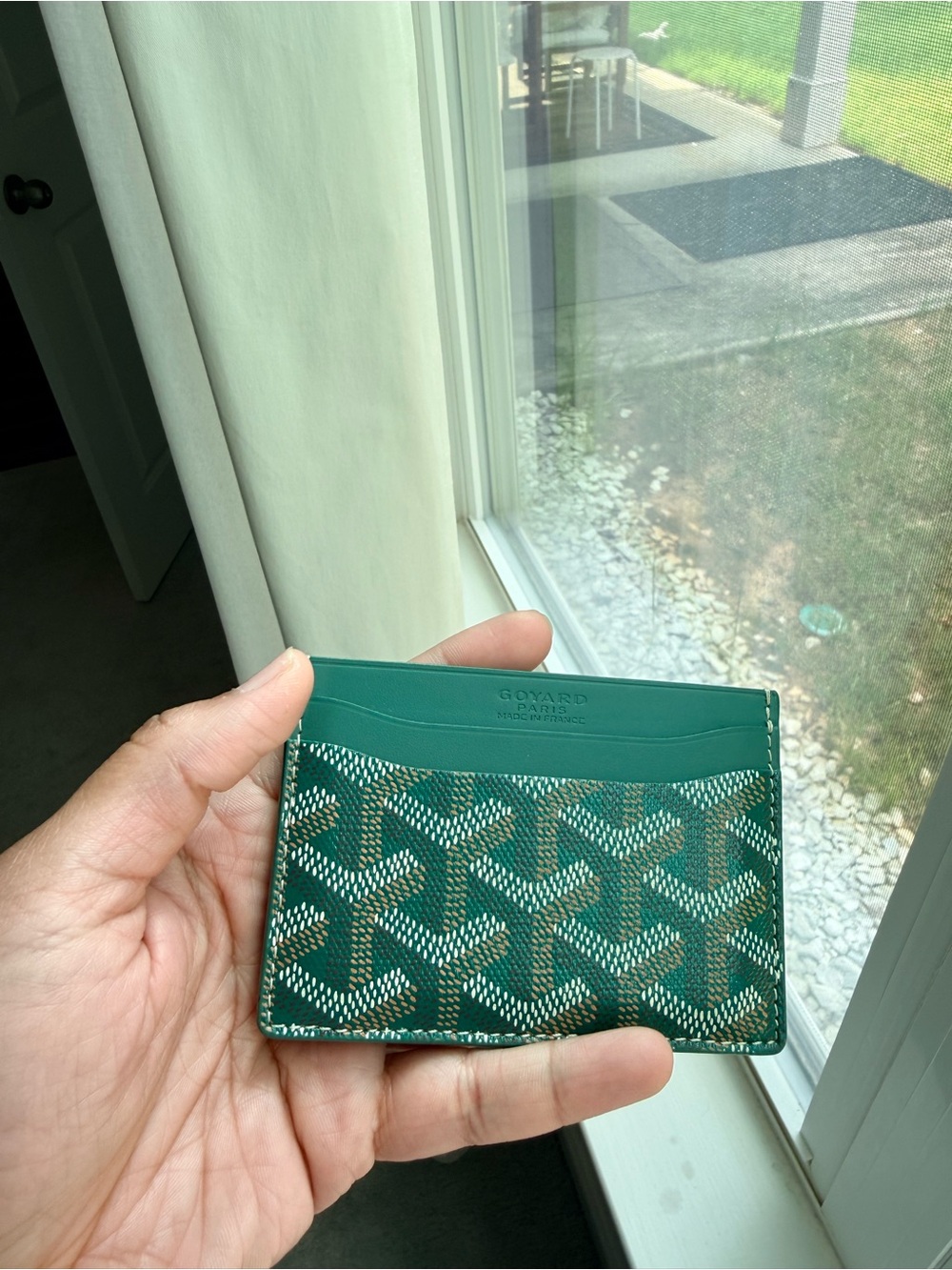 Goyard Green Cardholder - LIKE NEW(receipt included)
